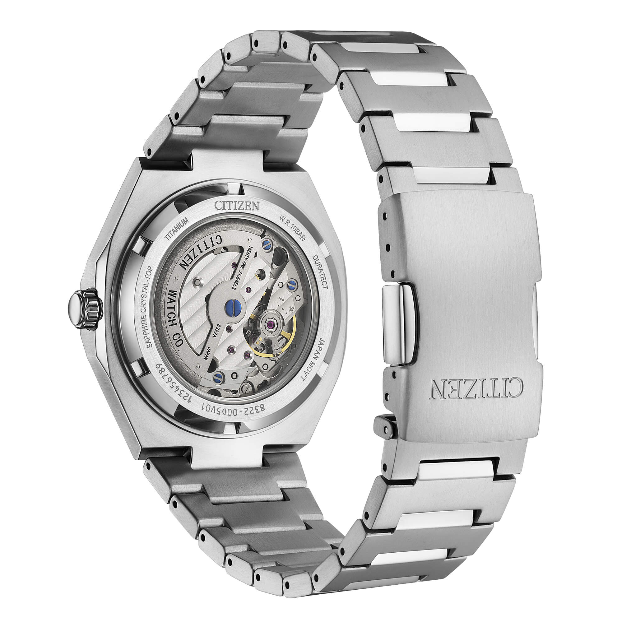 Orologio Uomo Citizen Automatico Super titanio Zenshin 60 Blu NK5020-58M